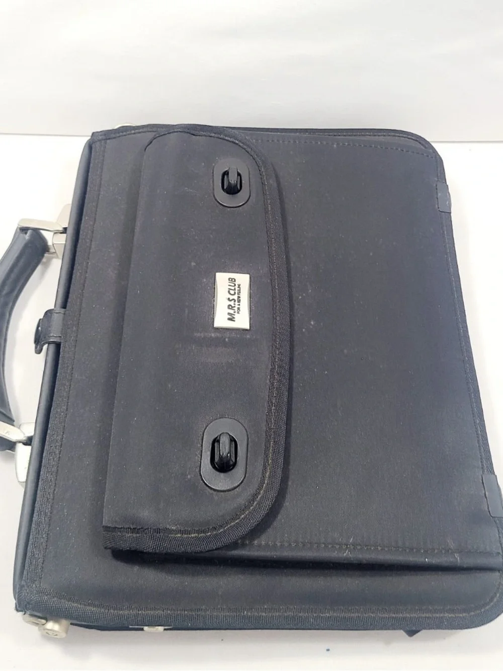 Black Women's Satchel Bag with Front Flap Pocket